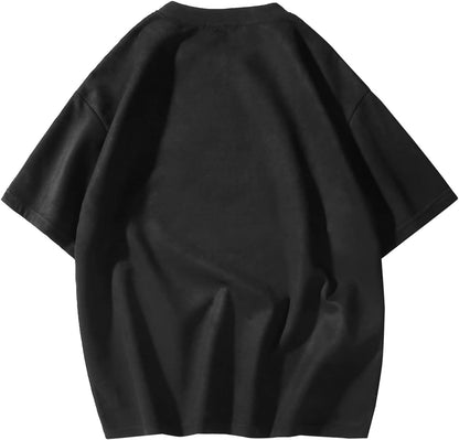 Men T Shirt Streetwear Harajuku Tops Short Sleeve Crewneck T-Shirt