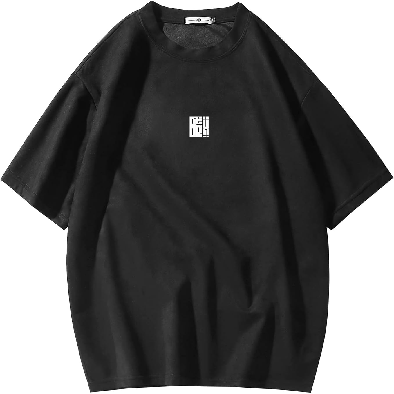 Men T Shirt Streetwear Harajuku Tops Short Sleeve Crewneck T-Shirt