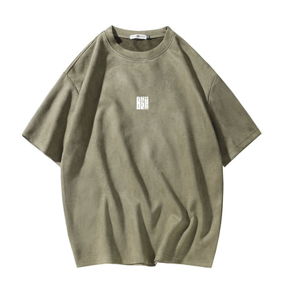 Men T Shirt Streetwear Harajuku Tops Short Sleeve Crewneck T-Shirt