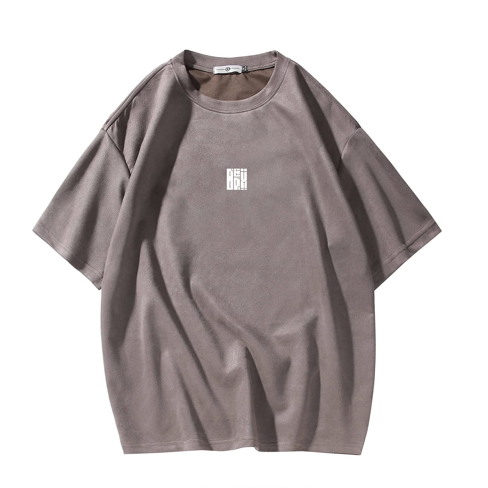 Men T Shirt Streetwear Harajuku Tops Short Sleeve Crewneck T-Shirt