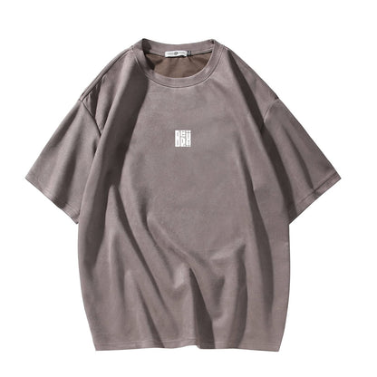 Men T Shirt Streetwear Harajuku Tops Short Sleeve Crewneck T-Shirt