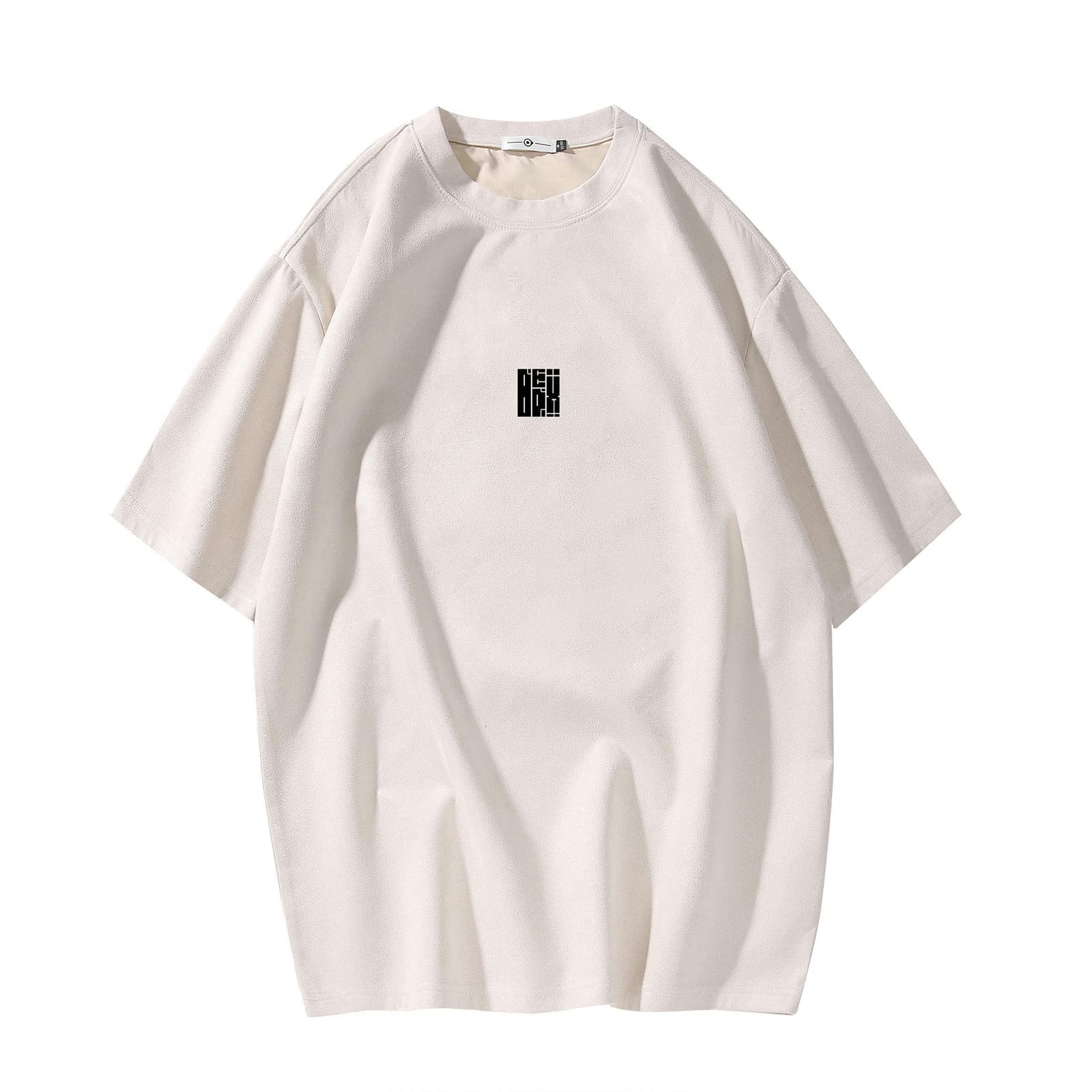 Men T Shirt Streetwear Harajuku Tops Short Sleeve Crewneck T-Shirt